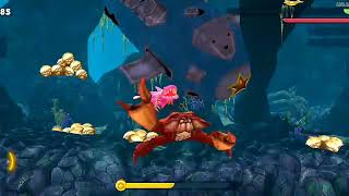 Krab Vs 3 Sharks hungry shark evolution #hungry #shark #evolution #video #viralvideos