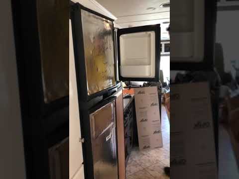 How to change RV fridge panels