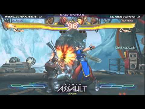 Ryan Hart vs Ricky Ortiz - Cross Assault Exhibition - Street Fighter X Tekken