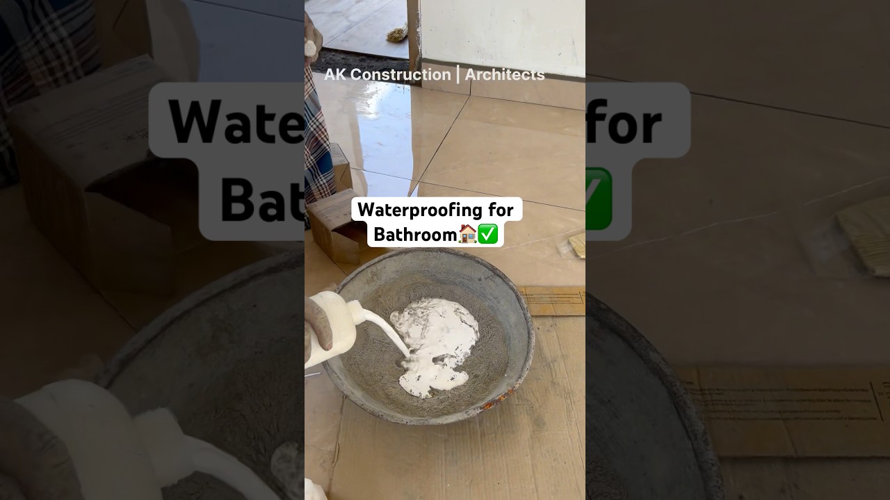 Waterproofing in Bathroom