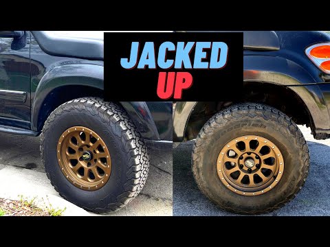 How To Lift a 1st Gen Toyota Sequoia!  3” inch Body Lift   Budget Overlanding