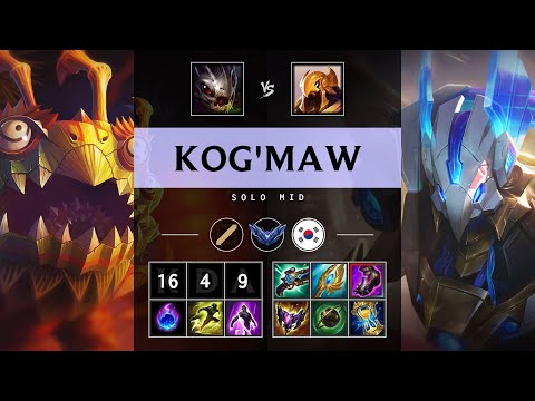 Kog'Maw Mid vs Azir - KR Diamond Patch 25.14