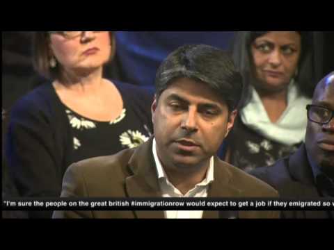 Big Immigration Row. Afzal Amin Comment