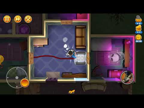 [Robbery Bob 2: Double Trouble walkthrough] Hauntington - 7