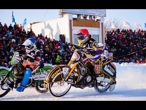 24.02.2018 EUROPEAN INDIVIDUAL ICE SPEEDWAY CHAMPIONSHIP 2018(Day 1)/Мотогонки на льду,ЛЧЕ-2018