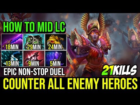 Non-Stop Duel Imba Midlane LC - Counter All Enemy Heroes By Mski.Moon 21KIlls Crazy Gameplay DotA 2