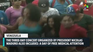 Huge Attendance at the “concert for Peace” in Venezuela