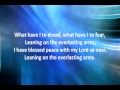 Leaning on the Everlasting Arms with Lyrics by Alan Jackson