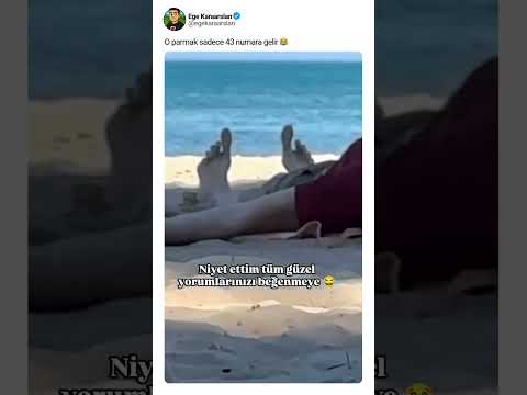 O parmak sadece 43 numara gelir 😂