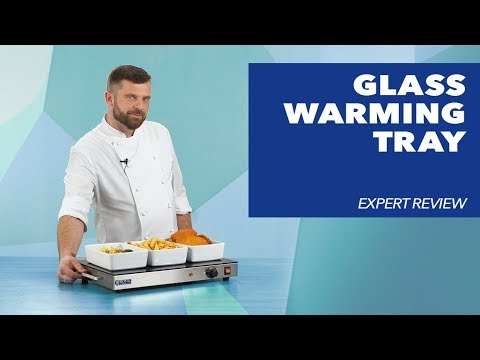 Vidéo - Chauffe-plats avec surface en verre - 260 Watts