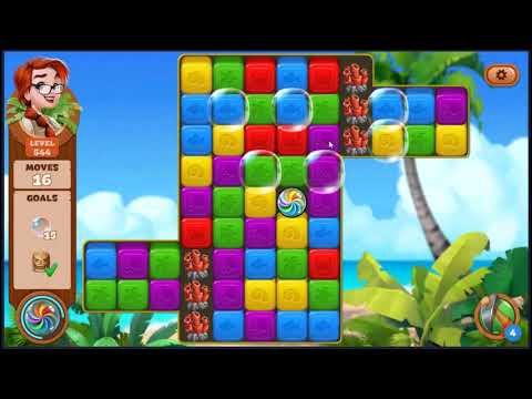 Lost Island Blast Adventure Level 544 - NO BOOSTERS 🏝️ | SKILLGAMING ✔️