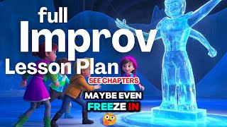 IMPROV GAMES #animated acting lessons (Yes And, Freeze, The Johnson File & More) Teaching Improv