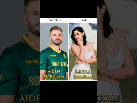South Africa cricketers and his wife with their real name #cricket #cricketer
