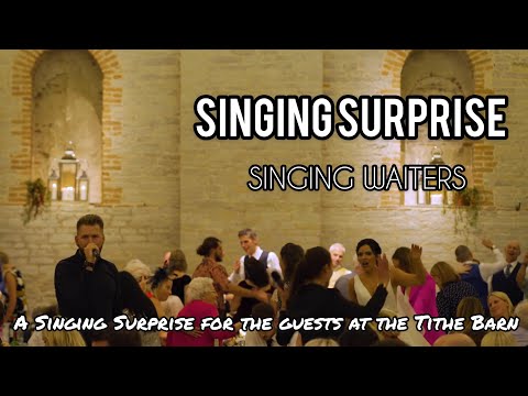 Singing Surprise - Singing Waiters - "From Now On" Greatest Showman - Tithe Barn