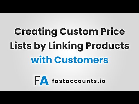 Creating Custom Price Lists by Linking Products with Customers