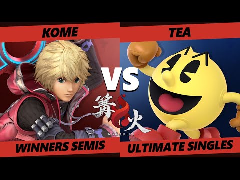 Kagaribi 4 Winners Semis - Tea (Pac-Man) Vs. Kome (Shulk) SSBU Smash Ultimate