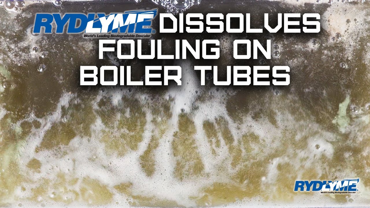 RYDLYME Dissolves Water Scale from a Fire Tube Boiler