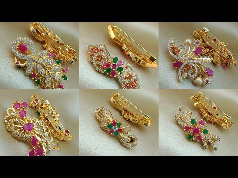 Designer Diamond Saree Pin