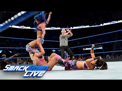 Charlotte Flair & Carmella vs. Sasha Banks & Bayley: SmackDown LIVE, Sept. 24, 2019