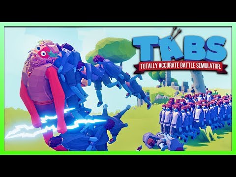 Zeus VS An Army Of Halflings  -  Totally Accurate Battle Simulator 2019 [TABS]