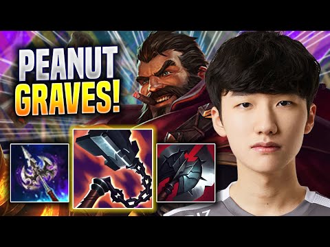 PEANUT IS A BEAST WITH GRAVES! - GEN Peanut Plays Graves JUNGLE vs Sylas! | Preseason 2023