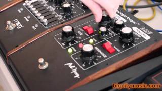 Video thumbnail for Moog MF-103 Phaser FX percussion drums by bigcitymusic