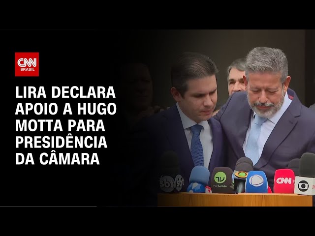 Lira declara apoio a Hugo Motta para presidência da Câmara | LIVE CNN
