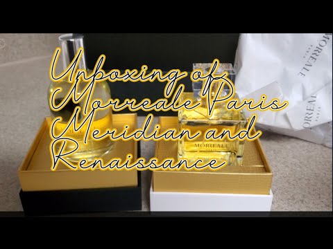 Unboxing of Morreale Paris Eau de Parfum - Meridien and Renaissance