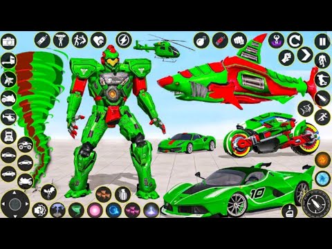 NEW SHARK BIKE ROBOT CAR TRANSFORMATION GAME 2023...