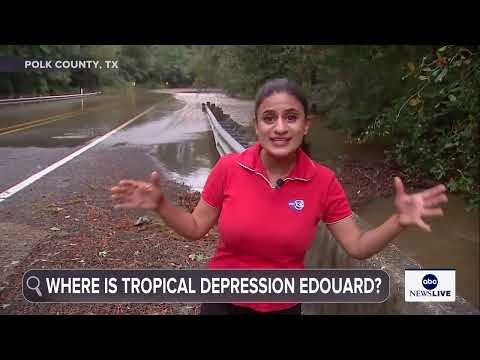 Texas faces life-threatening flash flooding as Edouard slams region with heavy rain