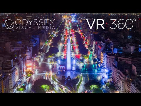 Buenos Aires, Argentina | VR 360° Incrível passeio virtual pela cidade