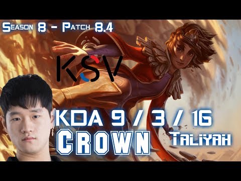 KSV Crown TALIYAH vs MALZAHAR Mid - Patch 8.4 KR Ranked