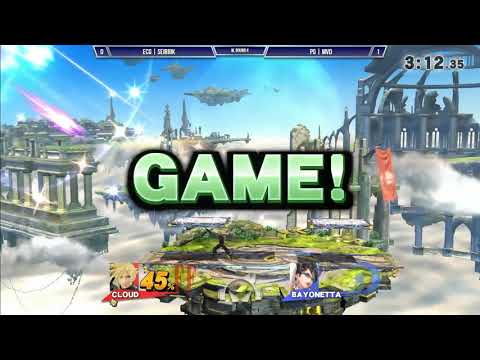 ECG Smash Weekly 2.24.18 - Winners Round 4 - ECG | Seibrik (Cloud) vs PG | MVD (Bayonetta)