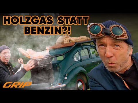 Verrückte Antriebe: Helge heizt dem Opel-Kapitän ordentlich ein! 🪵🔥😂 | GRIP