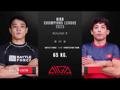 - 65 kg Atakeldy Yessetov Battle Force vs Aliev Nurbolat KNT