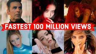 Global Fastest Songs to Reach 100 Million Views on Youtube of All Time