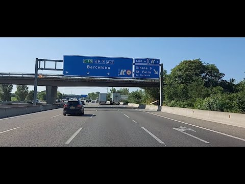 Drive With Me Driving Tour Perpignan to Barcelona 2023