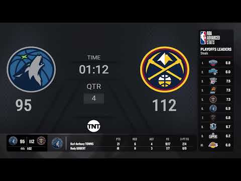 Timberwolves @ Nuggets Game 5 | #NBAPlayoffs presented by Google Pixel Live Scoreboard