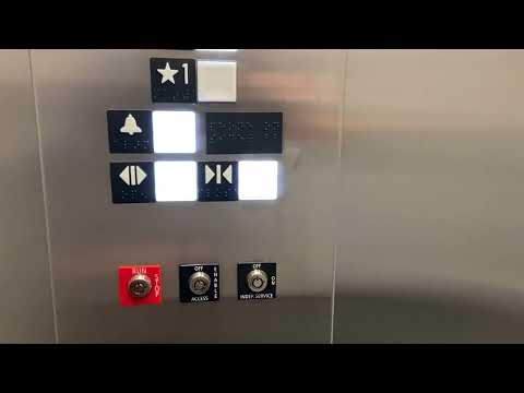 AMAZING NEW Schindler 3300 Traction Elevator @ MiraCosta College Student Services, Oceanside, CA