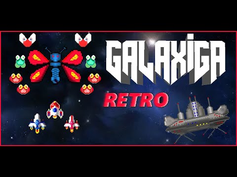 Galaxiga Retro Arcade Action Video