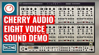 Video thumbnail for Cherry Audio Eight Voice Sound Demo (No Talking) & Feature Differences To The Gforce Software OB-E by SYNTH ANATOMY