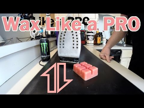 How to wax your snowboard like a PRO