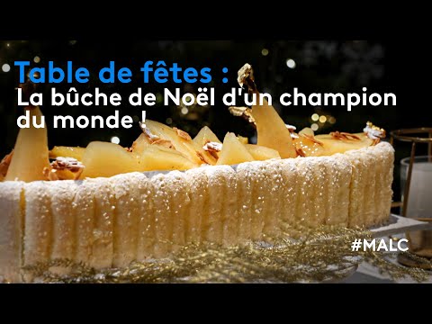 Holiday table: a world champion's Yule log!