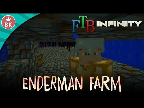 Minecraft FTB Infinity Evolved - "Enderman FARM!" (E13)