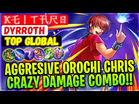 Aggresive Orochi Chris Crazy Damage Combo!! [ Top Global Dyrroth ] Ҝ乇丨ㄒ卂尺ㄖ - Mobile Legends Build