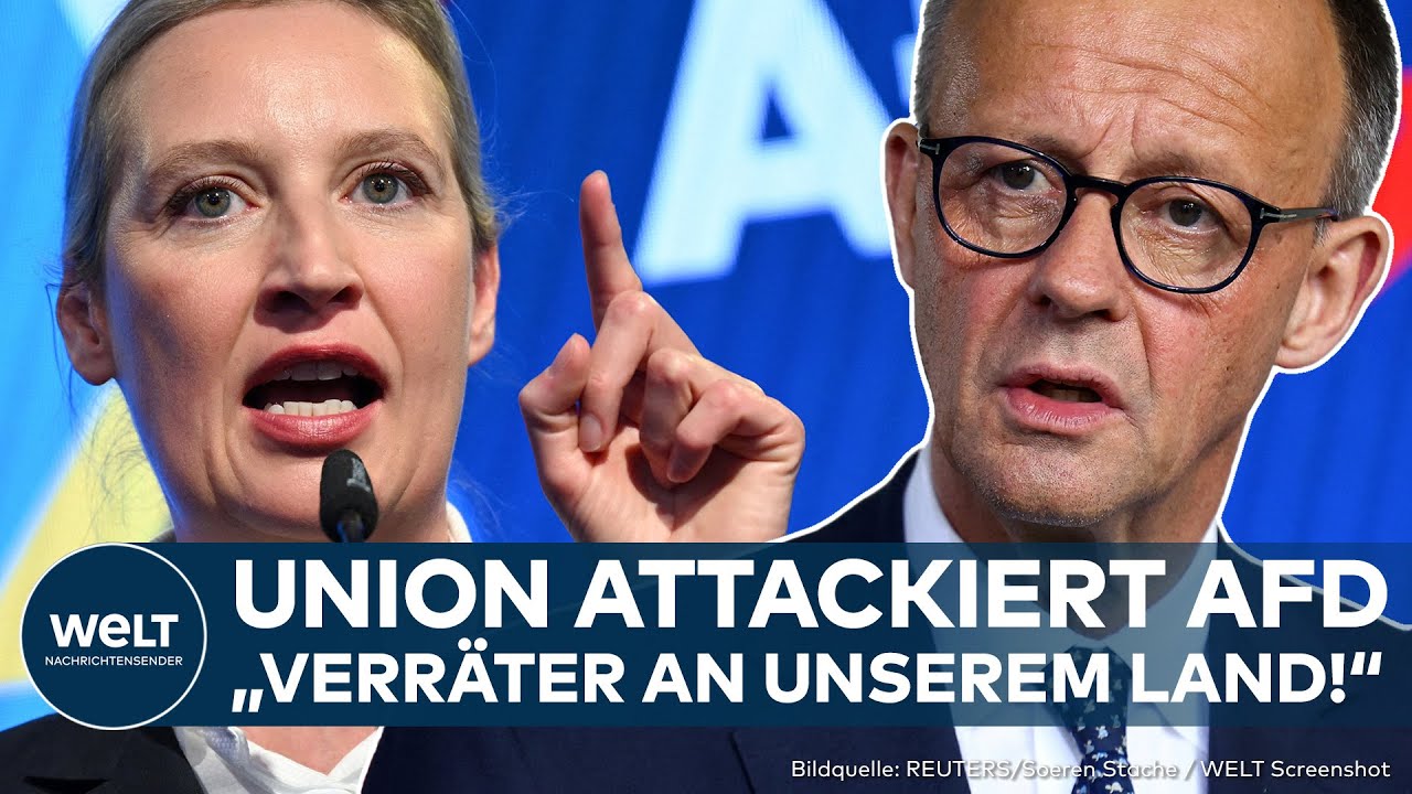 DEUTSCHLAND: Union feuert gegen AfD! Brandmauer wächst! Merz und Söder teilen heftig aus