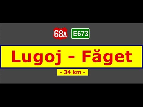 DN 68A (E-673): Lugoj - Făget (March 29, 2017)