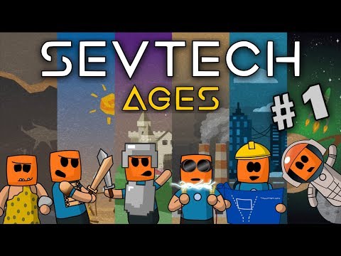 Minecraft - Let's Play, Tutorial age walkthrough - SevTech Ages #1
