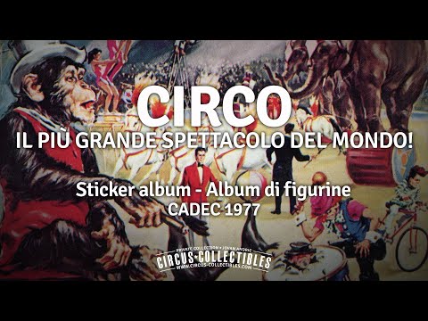 CIRCO - Sticker Album / Album di Figurine - CADEC 1977