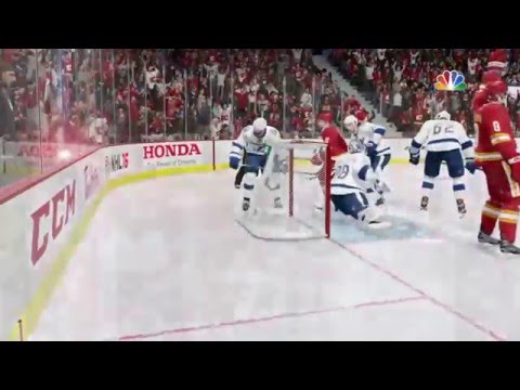 NHL 16 PS4. Regular Season 2015-2016. Tampa Bay LIGHTNING VS Calgary FLAMES. 1.5.2016. (NBCSN) !